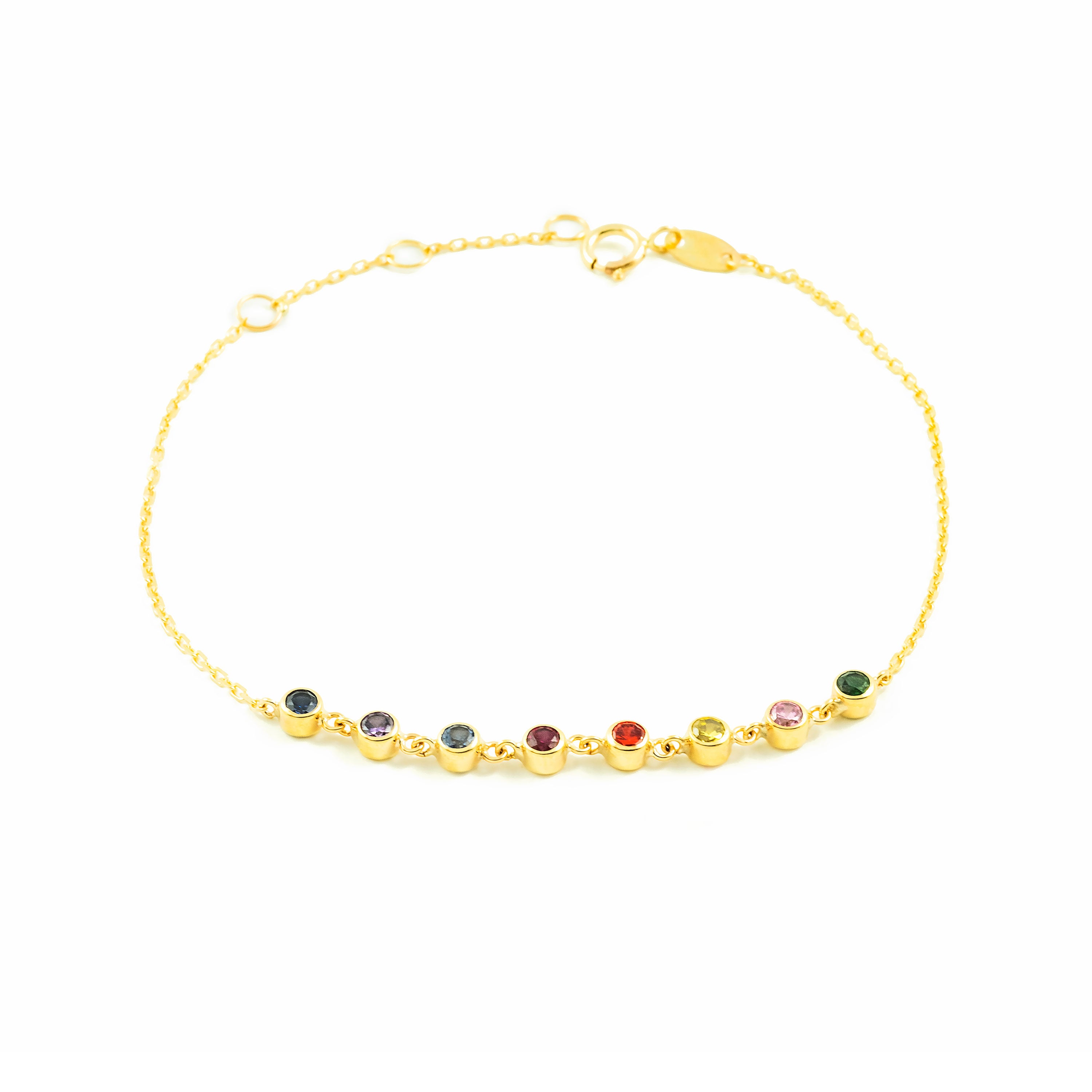 Monde Petit - Bracciale Donna Ragazza Oro Giallo 18K Cuori Brillanti 18 cm - Scatola Regalo - Certificato di garanzia Monde Petit - Bracciale Donna Ragazza Oro Giallo 18K Cuori Brillanti 18 cm - Scatola Regalo - Certificato di garanzia