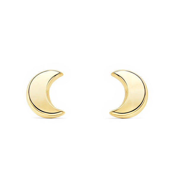 Orecchini bambini Luna Oro Giallo 18K