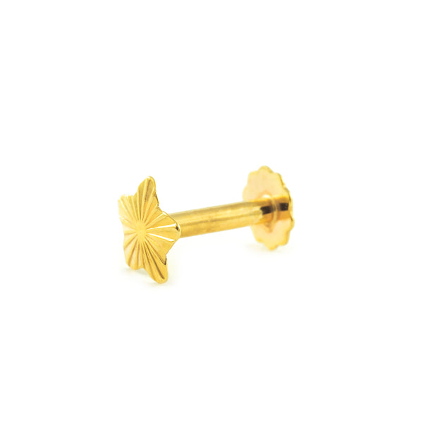 Orecchini per bambini cuore - oro giallo 9k (375) (T2054P9K Orecchini per bambini cuore - oro giallo 9k (375) (T2054P9K