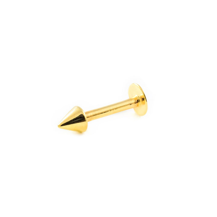 Piercing Oro Labio cono 3 mm (9kts)