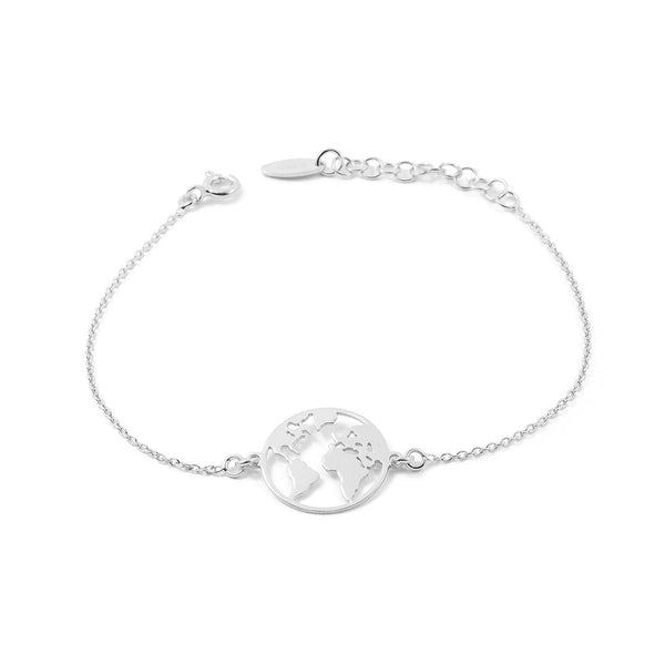 Bracciale Mondo Argento Sterling 925 brillante