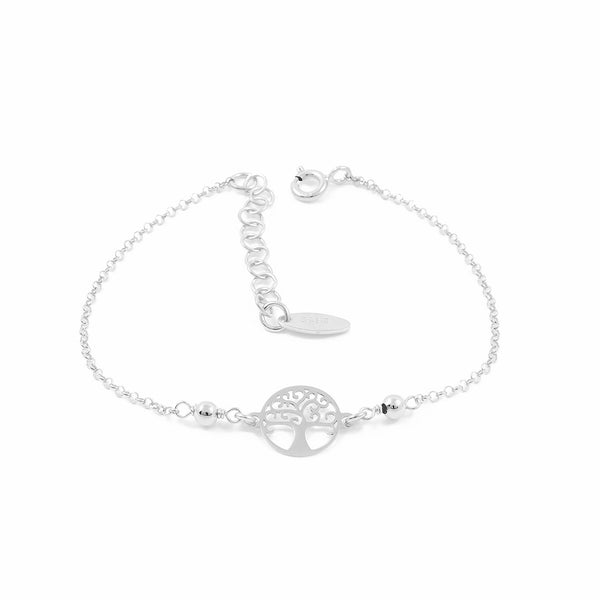 Bracciale Albero della Vita Argento Sterling 925 brillante