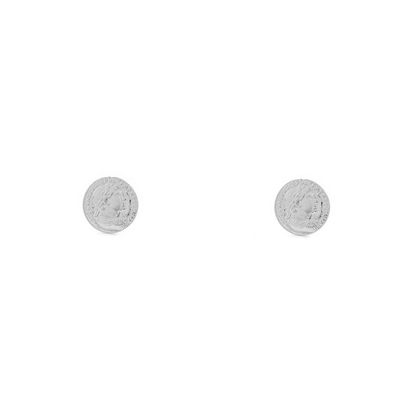 Orecchini Valuta Romana Argento Sterling 925 brillante