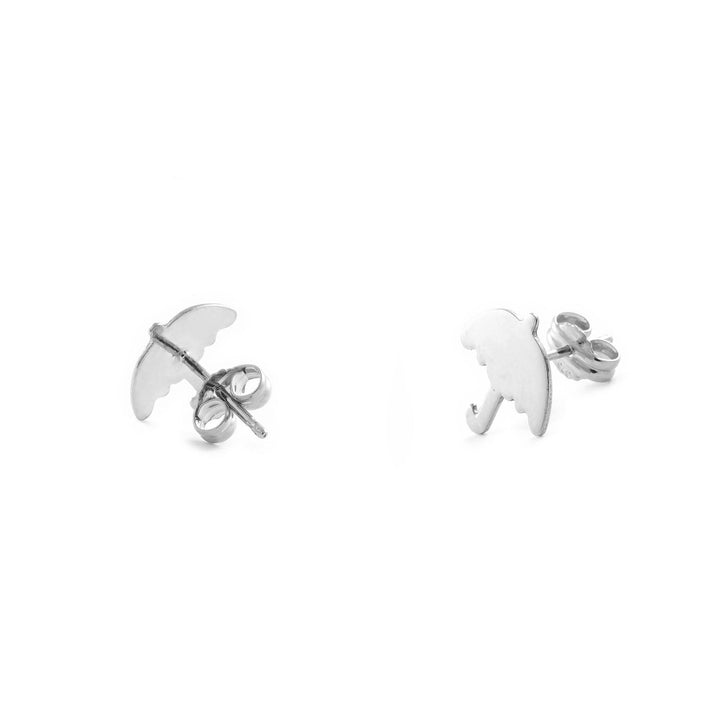 Pendientes plata paraguas