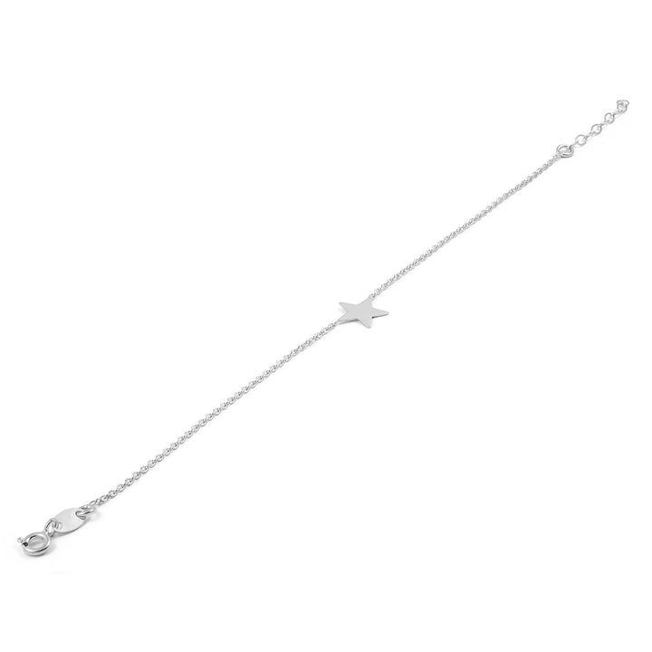 Pulsera Plata con Estrella