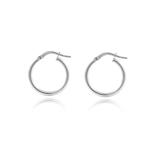 Orecchini Cerchi 19x2 mm Argento Sterling 925 brillante