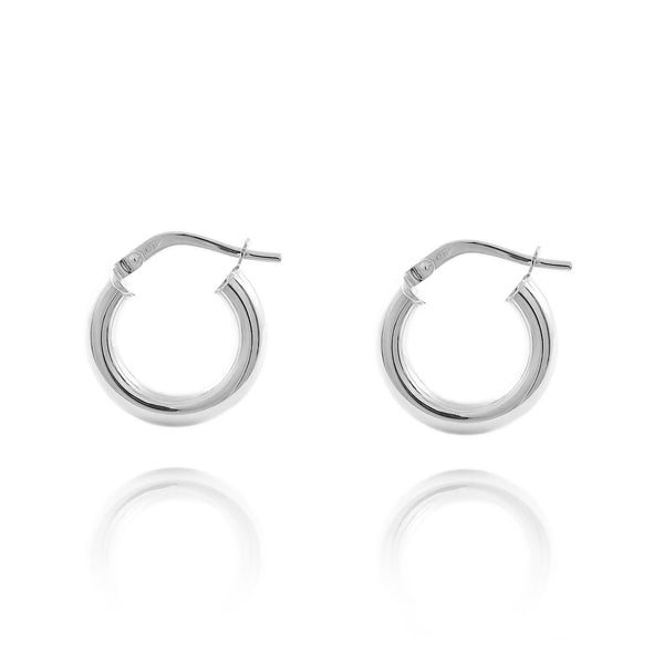 Orecchini Cerchi 16x3 mm Argento Sterling 925 brillante