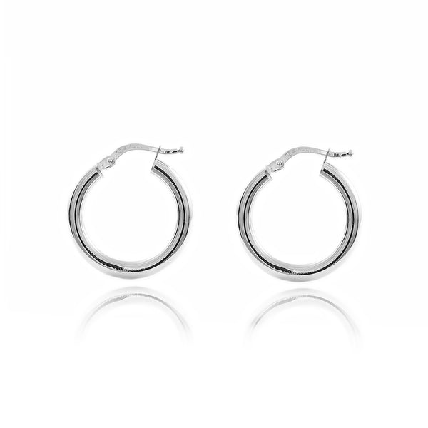 Orecchini Cerchi 21x3 mm Argento Sterling 925 brillante