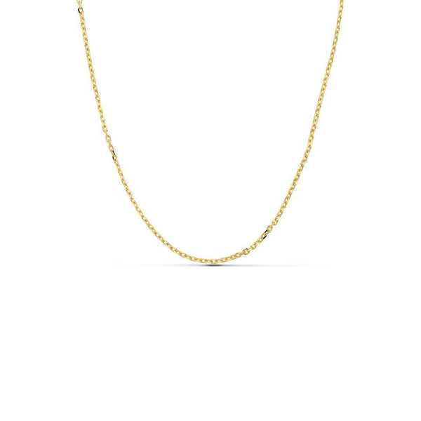 Catena Collana Forzato-Brillante Oro Giallo 18K spessore 1.5 mm