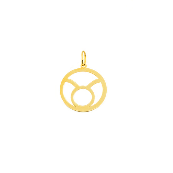 Pendente ciondolo brillante Oroscopo Toro Oro Giallo 9K