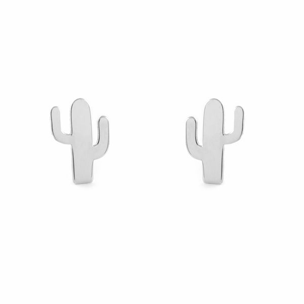 Orecchini Cactus Argento Sterling 925 brillante