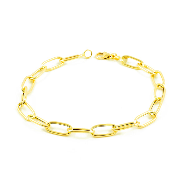 Bracciale Donna Oro Giallo 18K Fantasia 20 cm