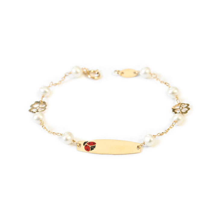 Bracciale Ragazza Oro Giallo 18K Personalizzata Schiava Zirconia Opaca Brillante 13 Cm 1 Bracciale Ragazza Oro Giallo 18K Personalizzata Schiava Zirconia Opaca Brillante 13 Cm 1