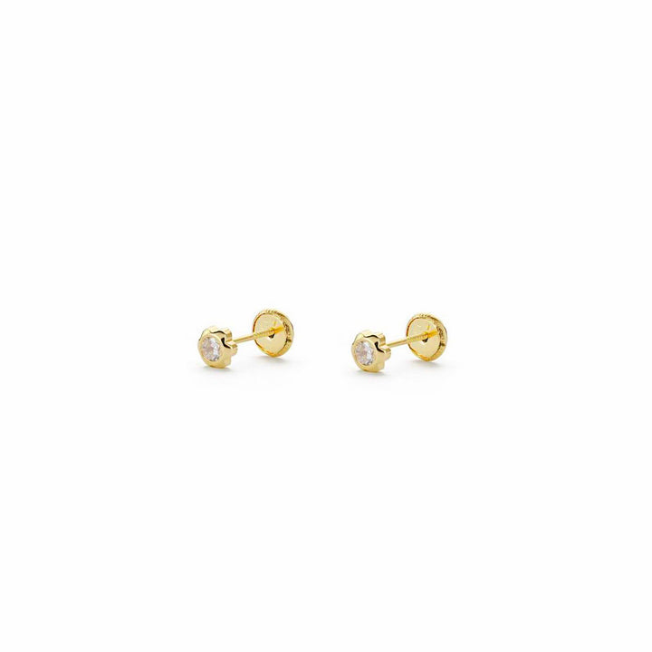 Pendientes bebe chaton flor