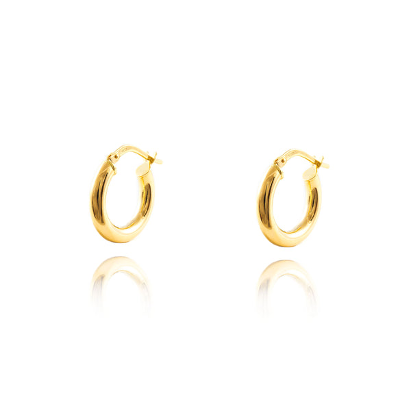 Orecchini Cerchi 16x3 mm Oro Giallo 18K