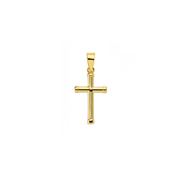 Croce religiosa pendente 12x8 mm Oro Giallo 9K Brillante