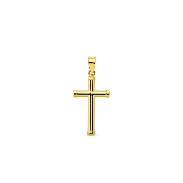 Croce religiosa pendente 15x9.5 mm Oro Giallo 9K Brillante