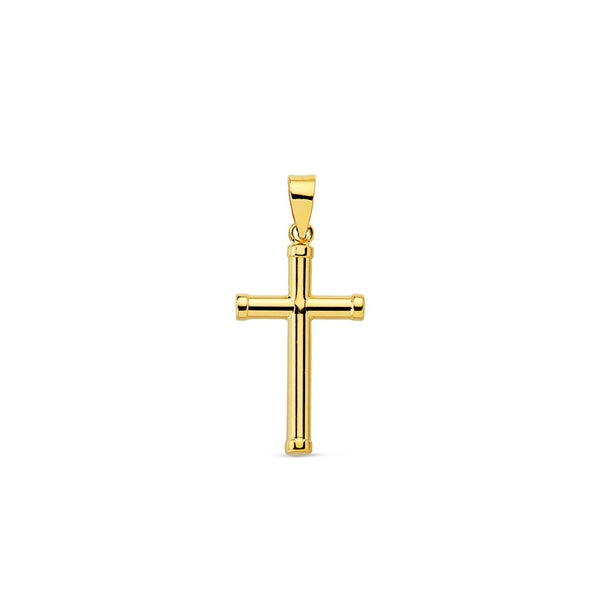 Croce religiosa pendente 16x10 mm Oro Giallo 9K Brillante