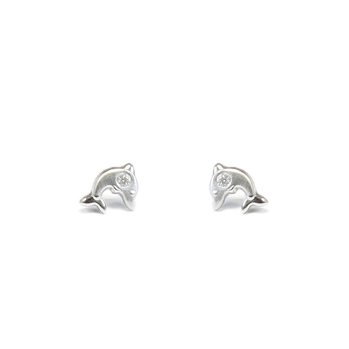 Pendientes Plata Bebe o niña Delfin