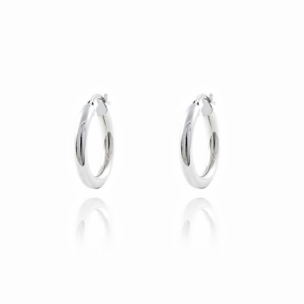 Orecchini Cerchi 20x3 mm Argento Sterling 925 brillante