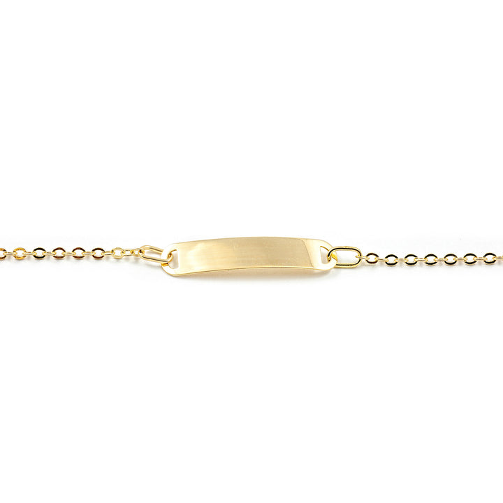 Monde Petit - Bracciale Ragazza Oro Giallo 18K Personalizzata Schiava Orso Perla 4 mm Opaca Brillante 13 cm - Scatola Regalo - Certificato di garanzia Monde Petit - Bracciale Ragazza Oro Giallo 18K Personalizzata Schiava Orso Perla 4 mm Opaca Brillante 13 cm - Scatola Regalo - Certificato di garanzia
