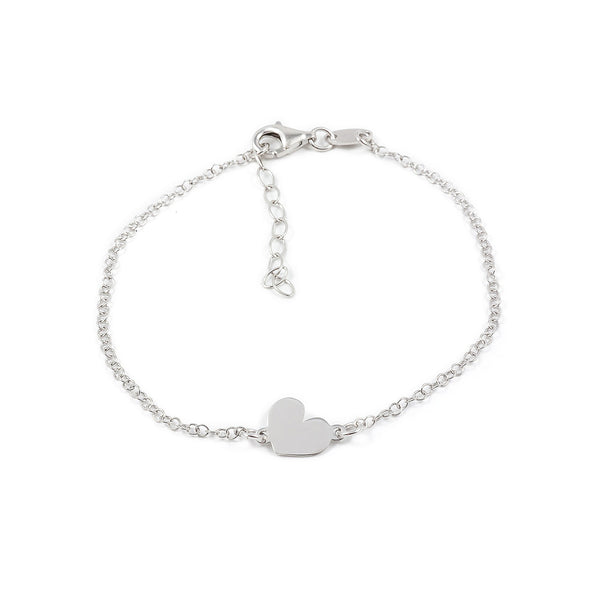 Bracciale donna Cuore Argento Sterling 925 brillante