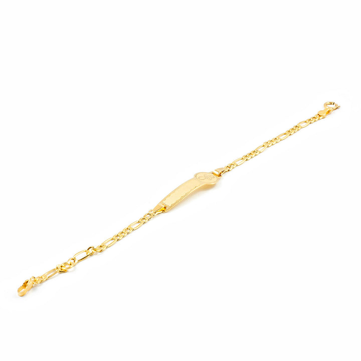 Pulsera Bebe oro Amarillo chapa chupe