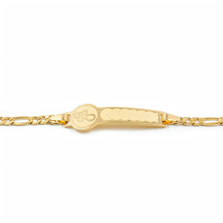 Pulsera Bebe oro Amarillo chapa chupe